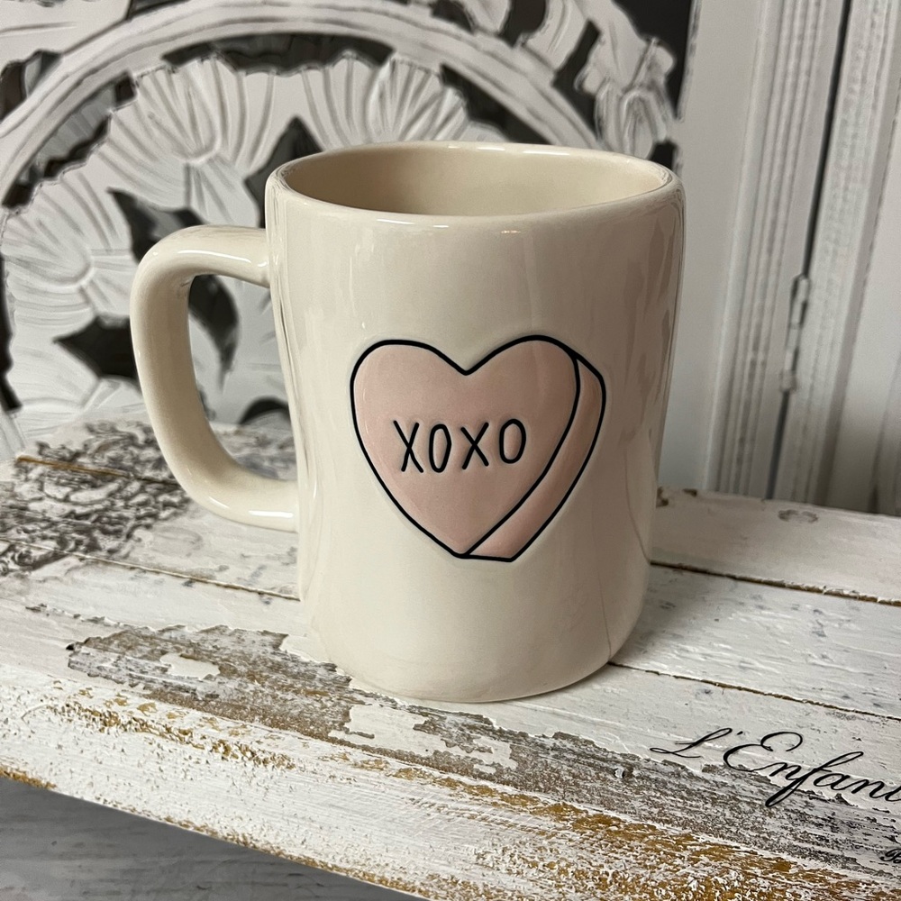 Rae Dunn Coffee Mug “Sweet Heart”, Valentines Day Mug, Double Sided with Heart